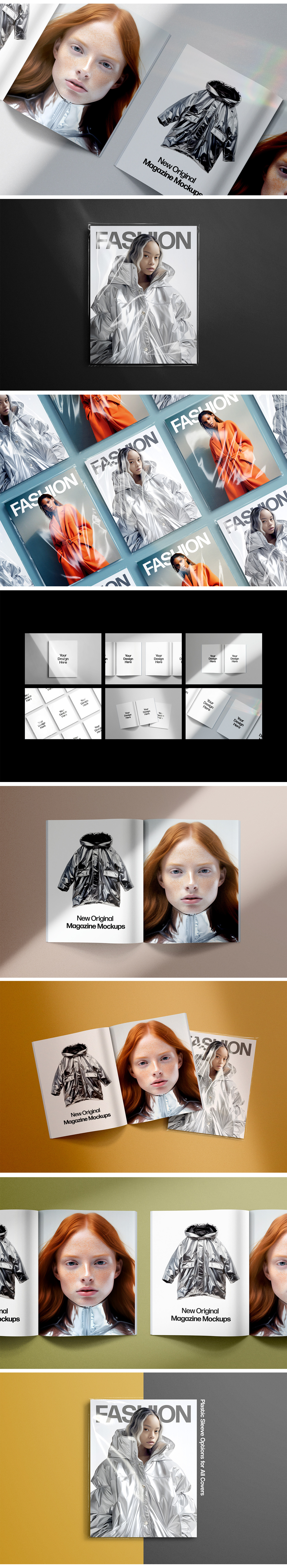 US Letter Size Magazine Mockups US Letter Size Magazine Mockups