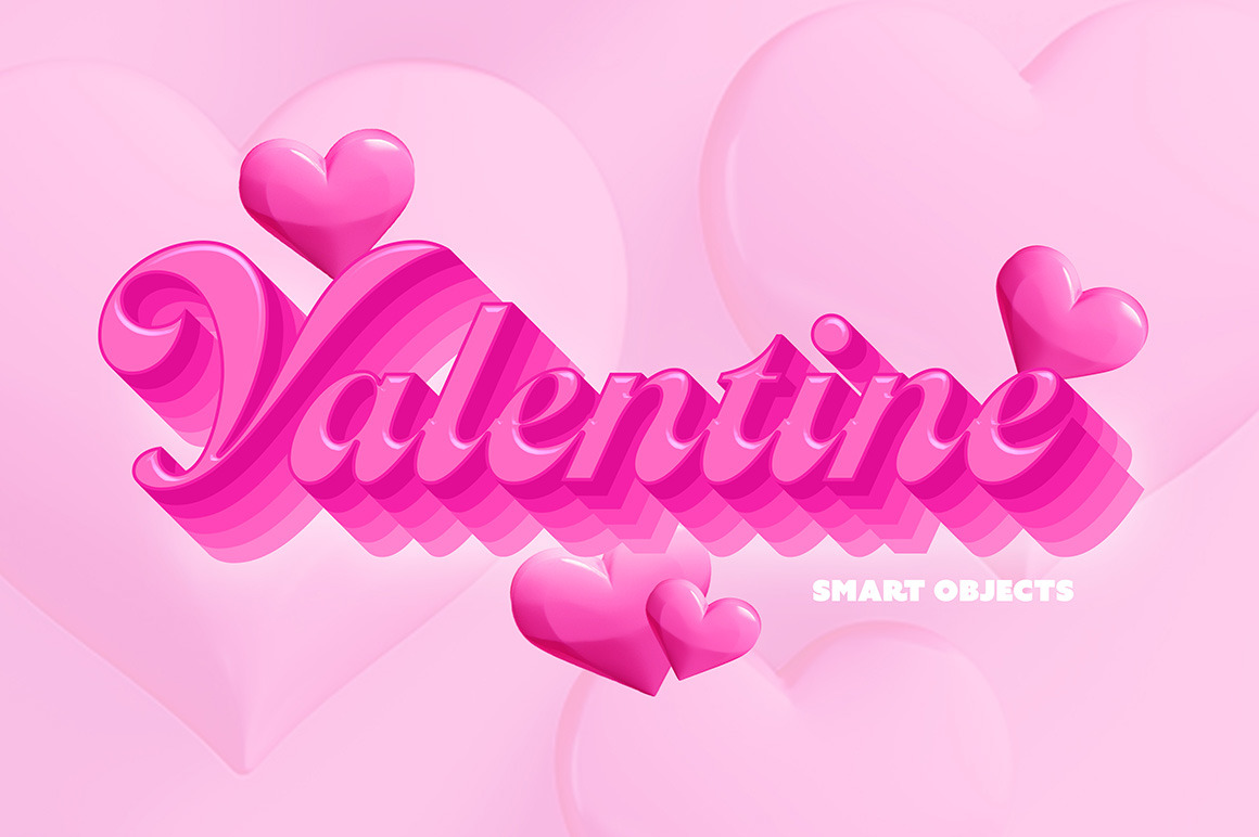 Valentine&#039;s Day Text Effect