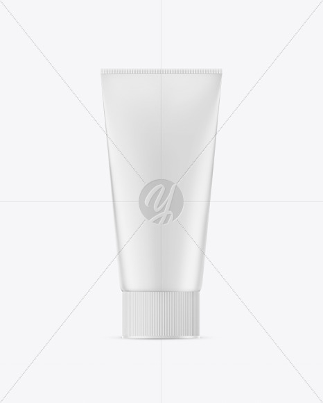 Matte Cream Tube Mockup