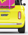 Micro Electric Car Mockup - Back View