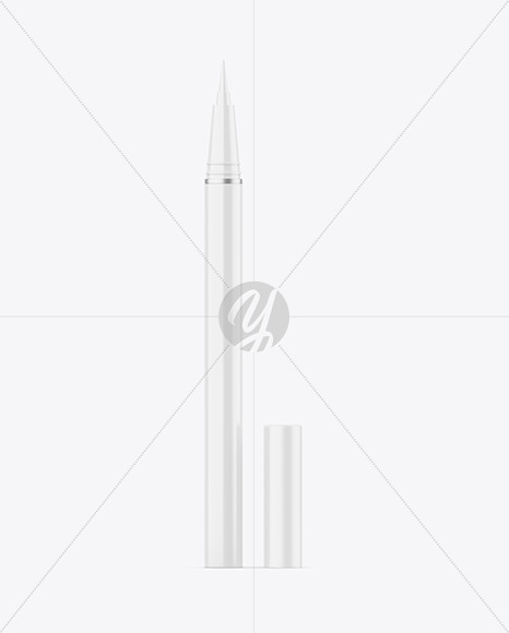 Glossy Cosmetic Eyeliner Mockup