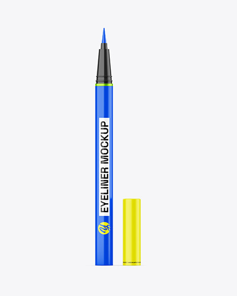 Glossy Cosmetic Eyeliner Mockup