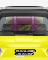 Micro Electric Car Mockup - Front View