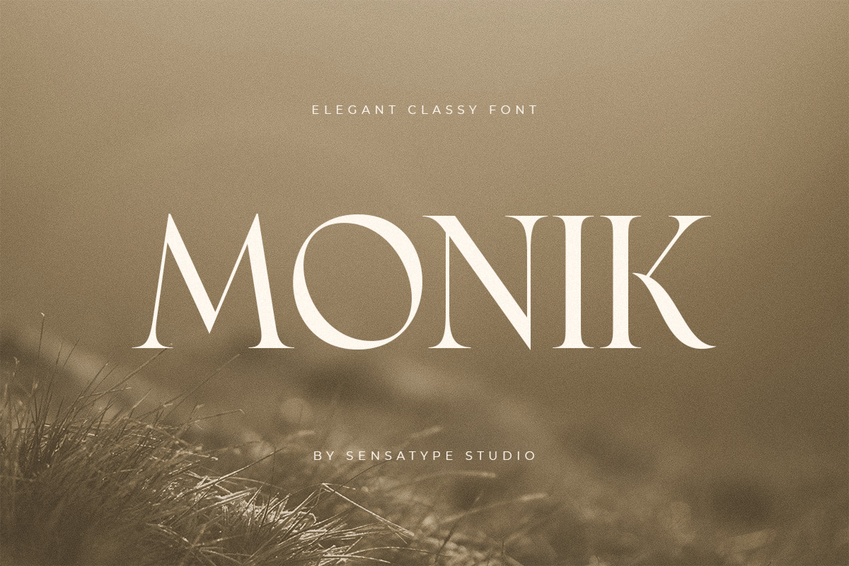 Monik – Elegant Classy Font Monik – Elegant Classy Font