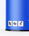 Glossy Tin Can Mockup