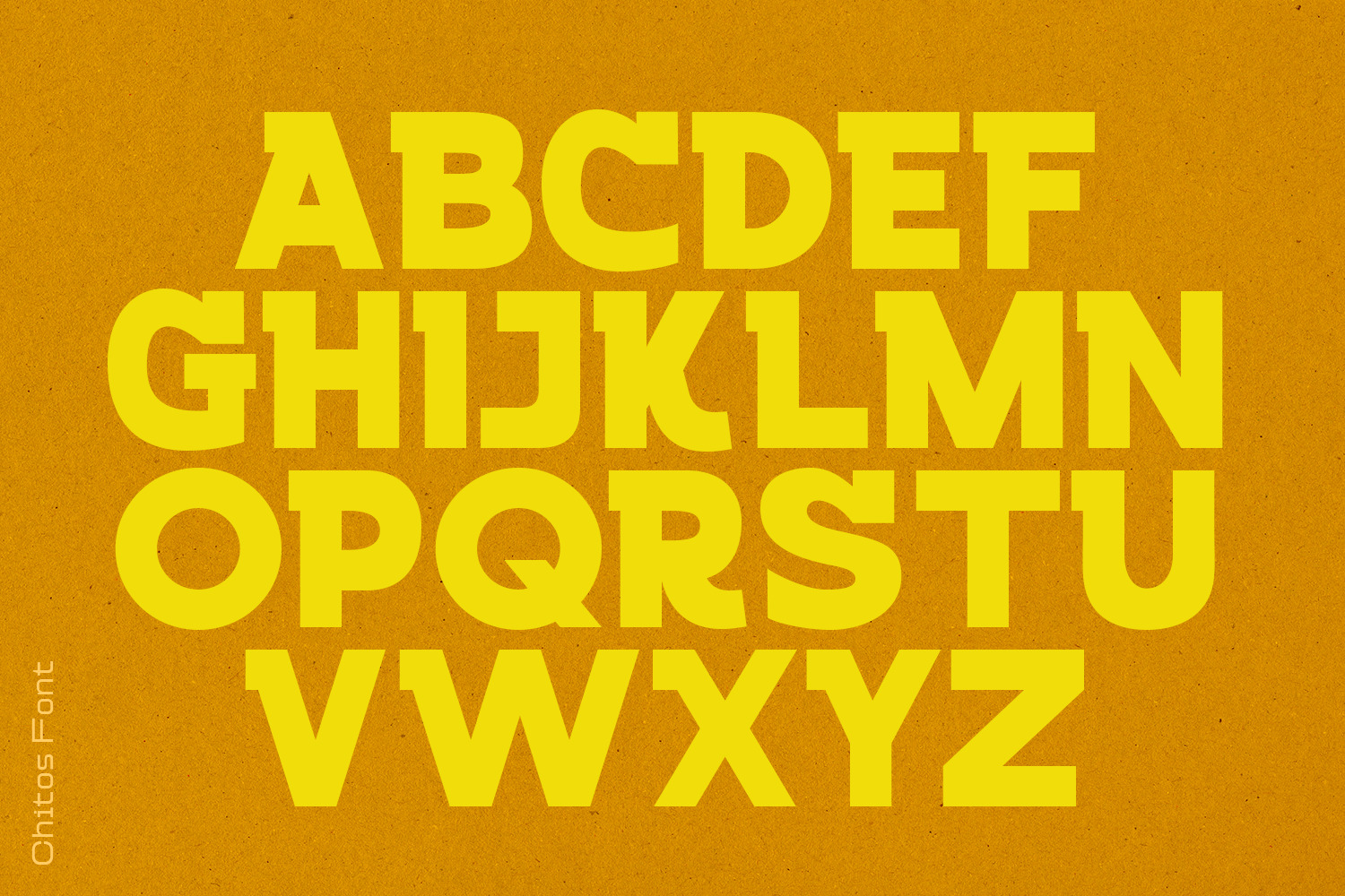 Chitos - Display Font Chitos - Display Font