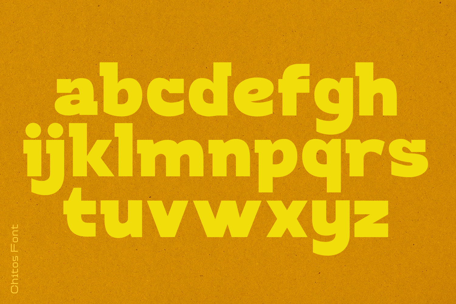 Chitos - Display Font Chitos - Display Font
