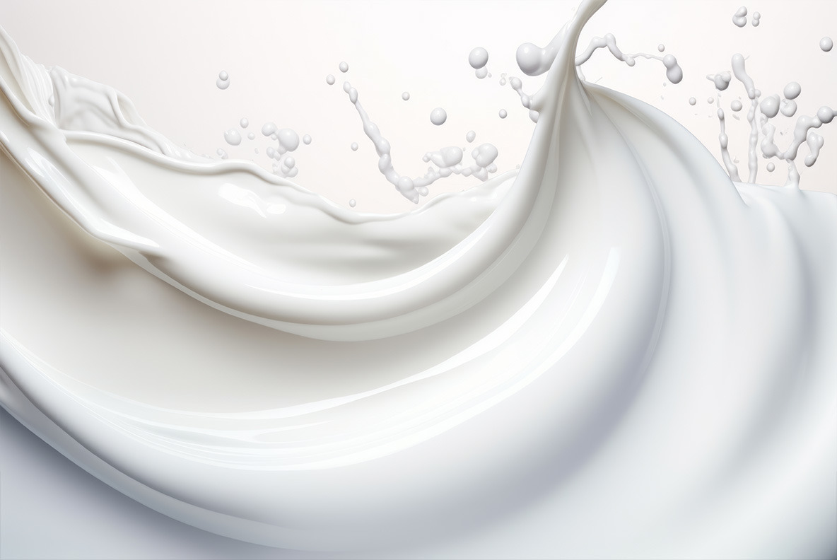 White viscous liquid White viscous liquid
