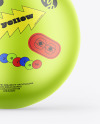 Matte Metallic Christmas Ball Mockup