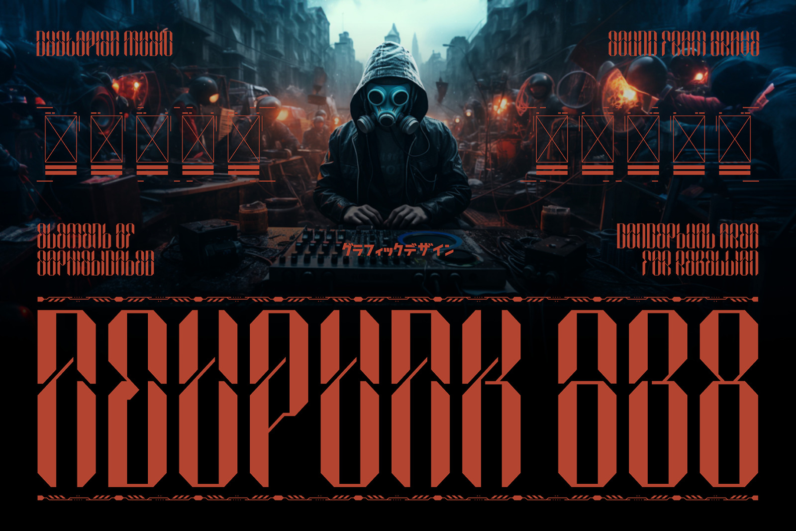 NCL SEPHYROK - CYBERPUNK FUTURISTIC TECHNO CONDENSED FONT