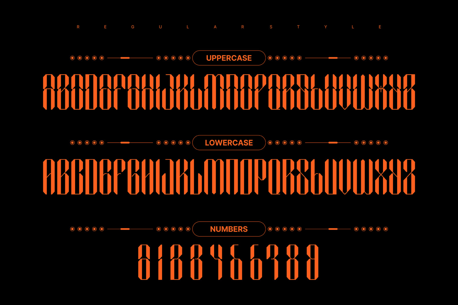 NCL SEPHYROK - CYBERPUNK FUTURISTIC TECHNO CONDENSED FONT