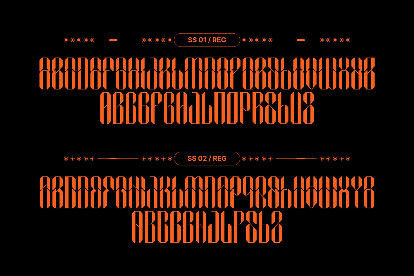 NCL SEPHYROK - CYBERPUNK FUTURISTIC TECHNO CONDENSED FONT