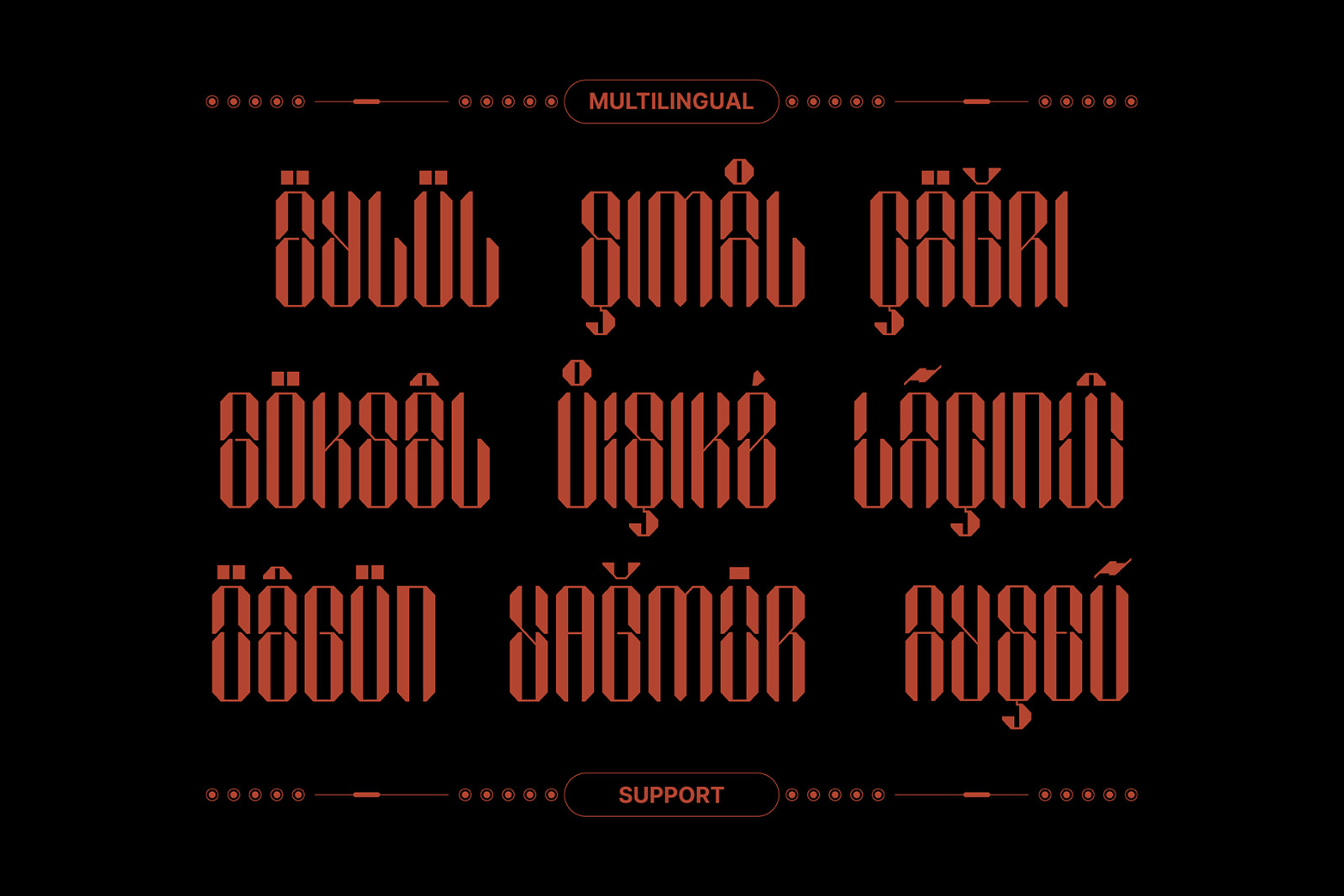 NCL SEPHYROK - CYBERPUNK FUTURISTIC TECHNO CONDENSED FONT