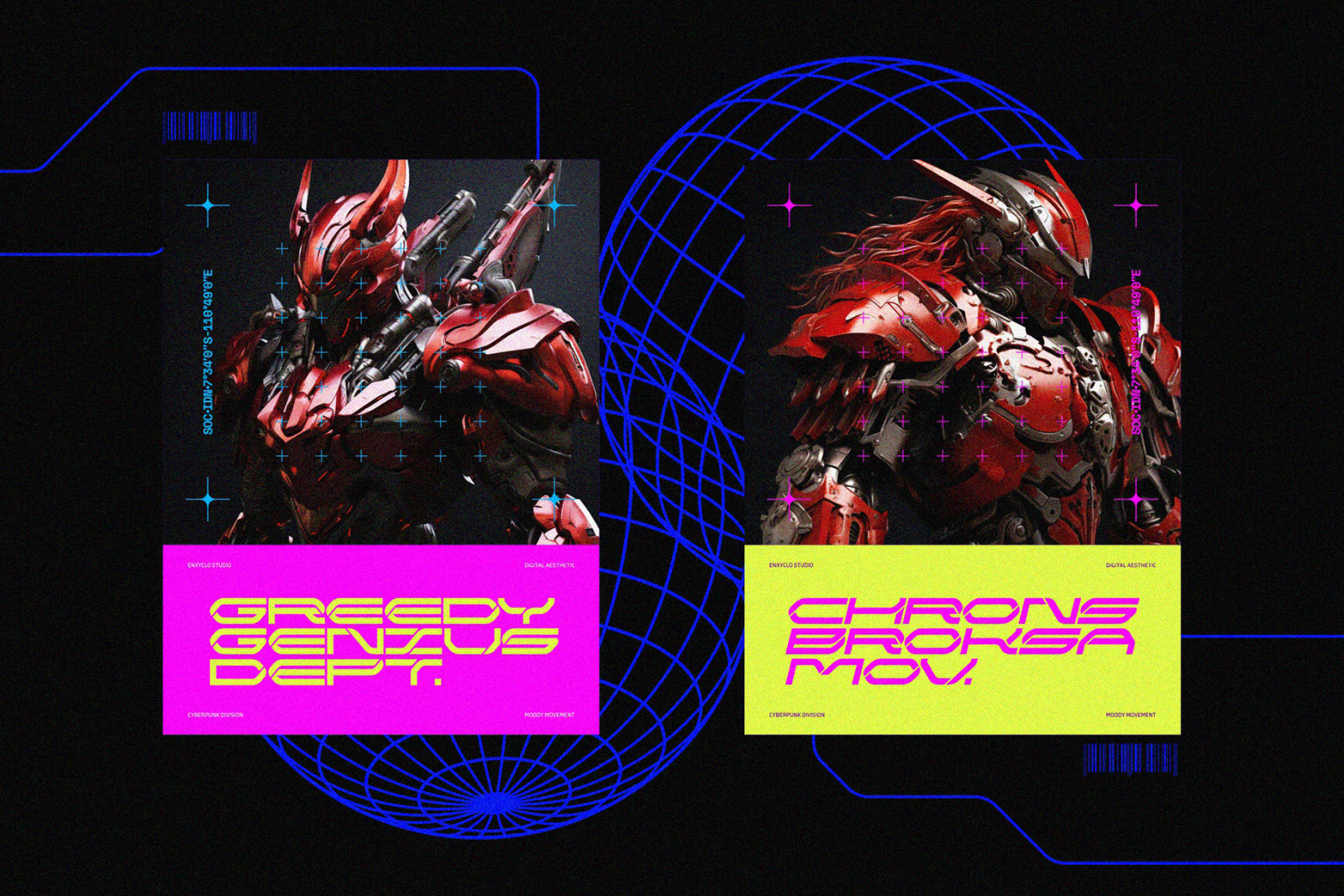 NCL KEMGOR - CYBERPUNK FONT