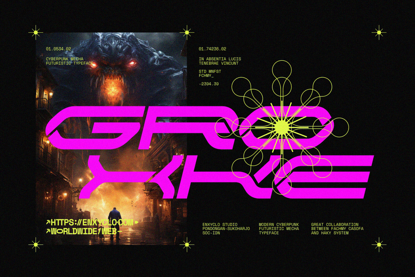 NCL KEMGOR - CYBERPUNK FONT NCL KEMGOR - CYBERPUNK FONT