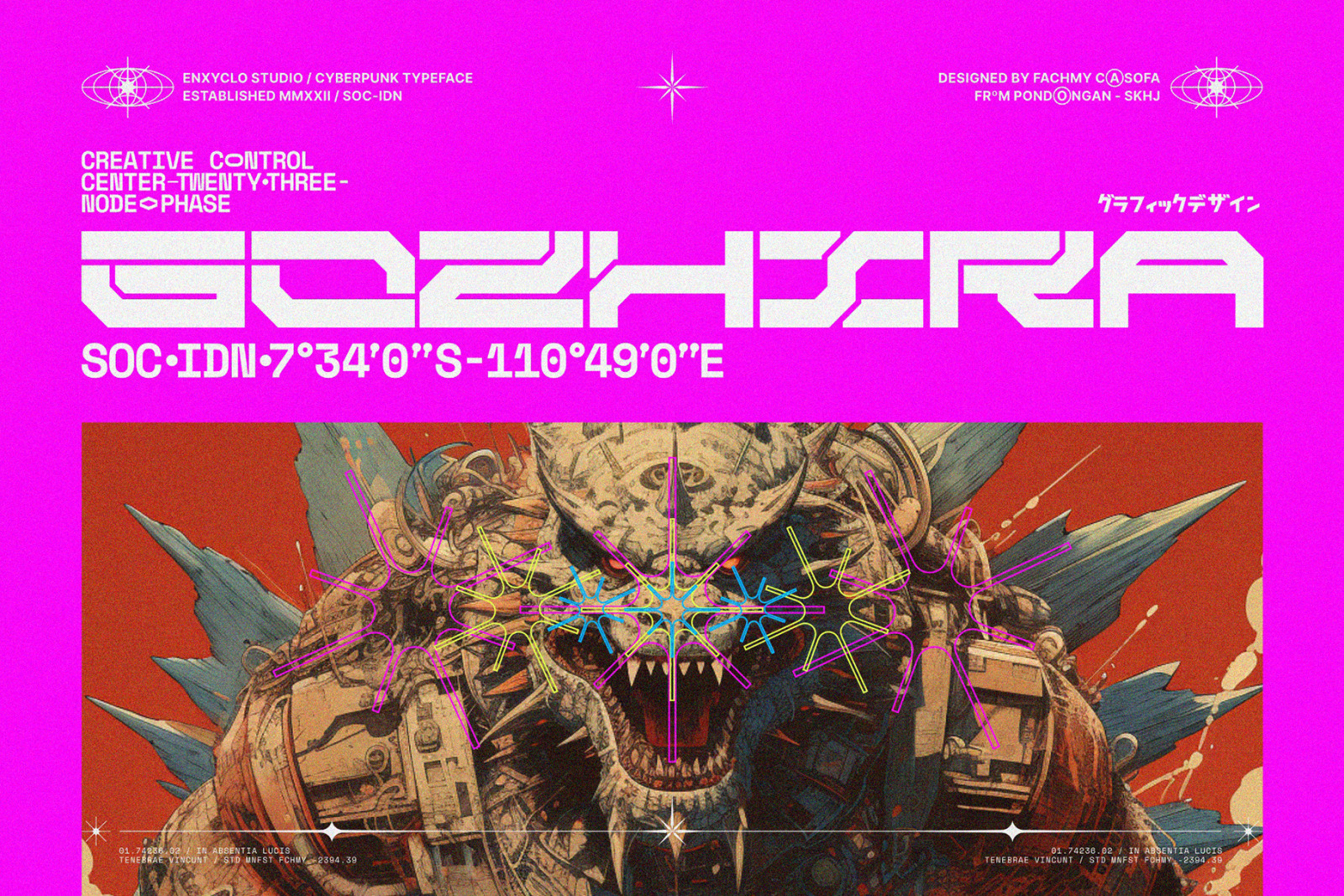 NCL RABEGS - CYBERPUNK FONT NCL RABEGS - CYBERPUNK FONT