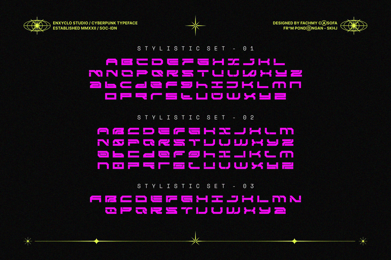 NCL RABEGS - CYBERPUNK FONT