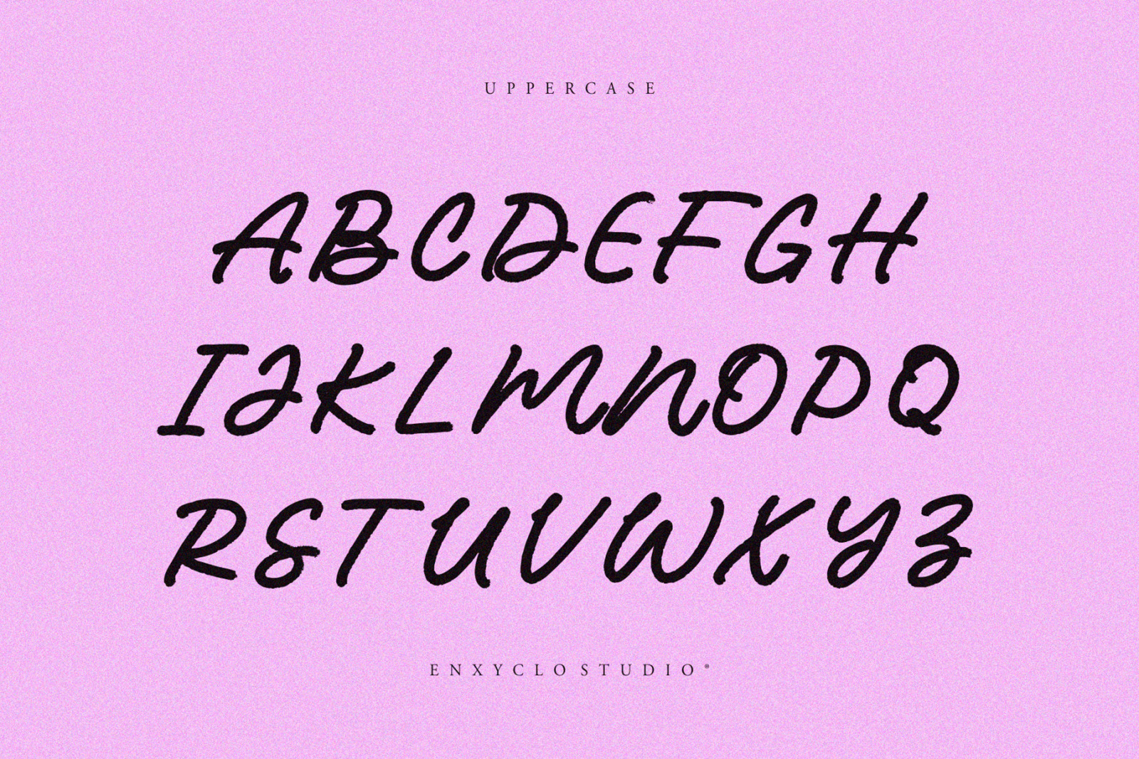 NCL BROTON ONQTUOPS - MONOLINE BRUSH FONT