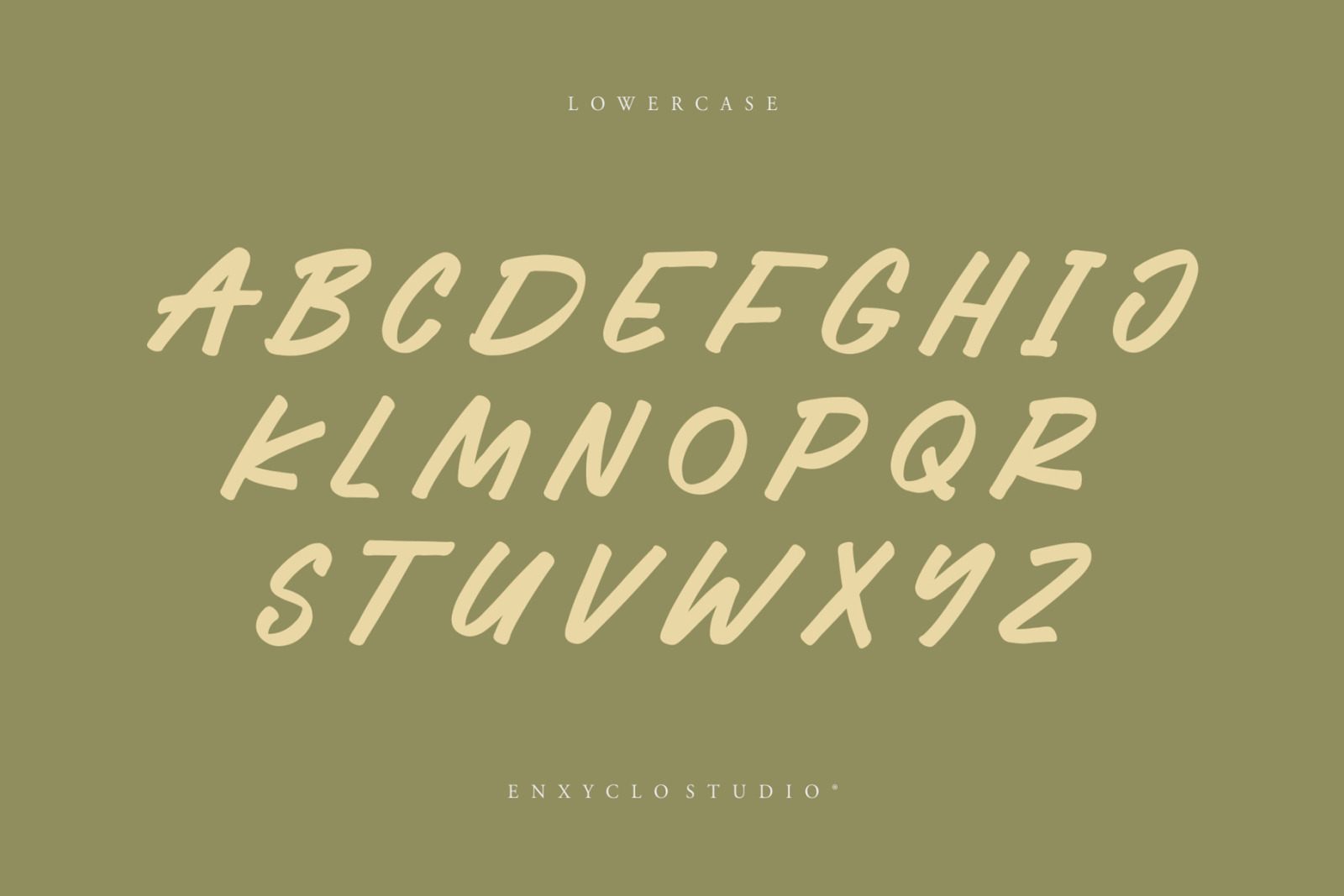 NCL BOVAGE TOIQORA - MARKER STYLE FONT