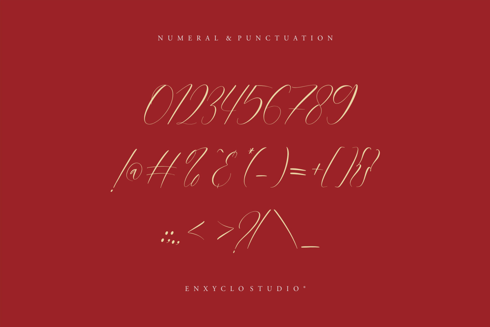 NCL GLASSDY OVERTYEG - MODERN SCRIPT FONT