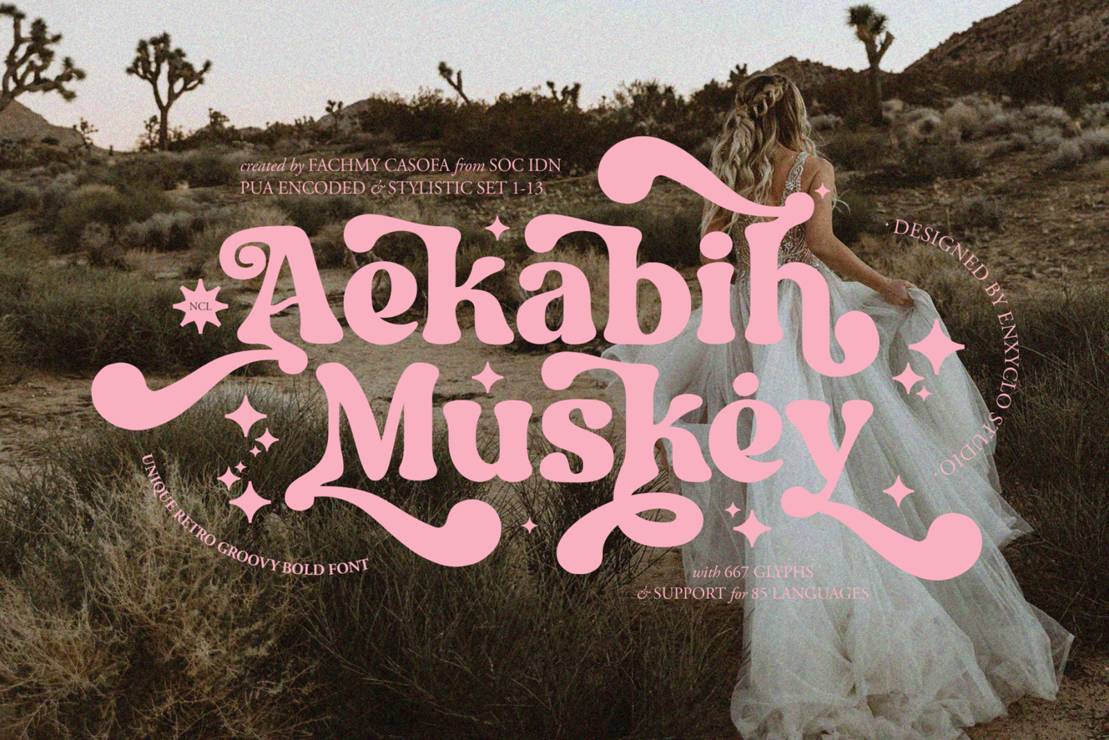 NCL AEKABIH MUSKEY - RETRO GROOVY BOLD FONT NCL AEKABIH MUSKEY - RETRO GROOVY BOLD FONT