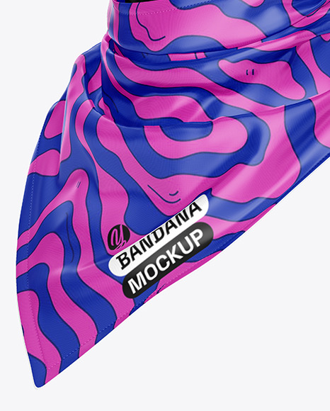 Women's Silk Bandana Mockup