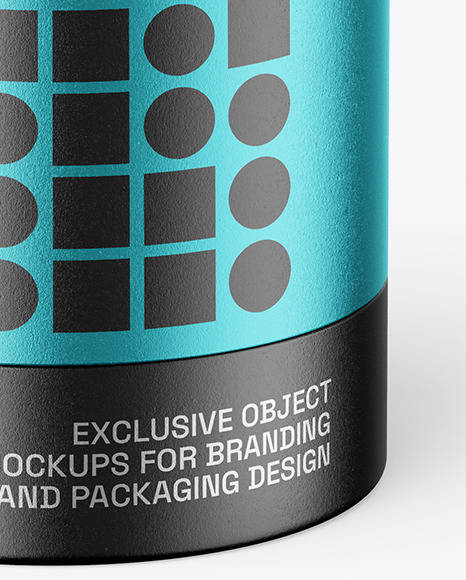 Metallized Paper Tube Mockup