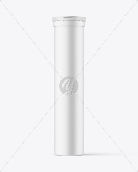 Matte Plastic Tube Mockup