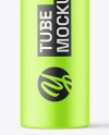 Matte Plastic Tube Mockup