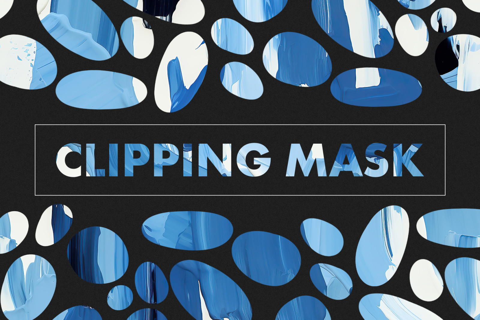 Oil Painting Blue Strokes Texture Pack