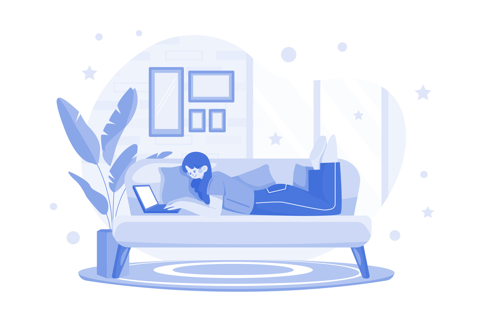 M593_Work From Home Illustration Pack M593_Work From Home Illustration Pack
