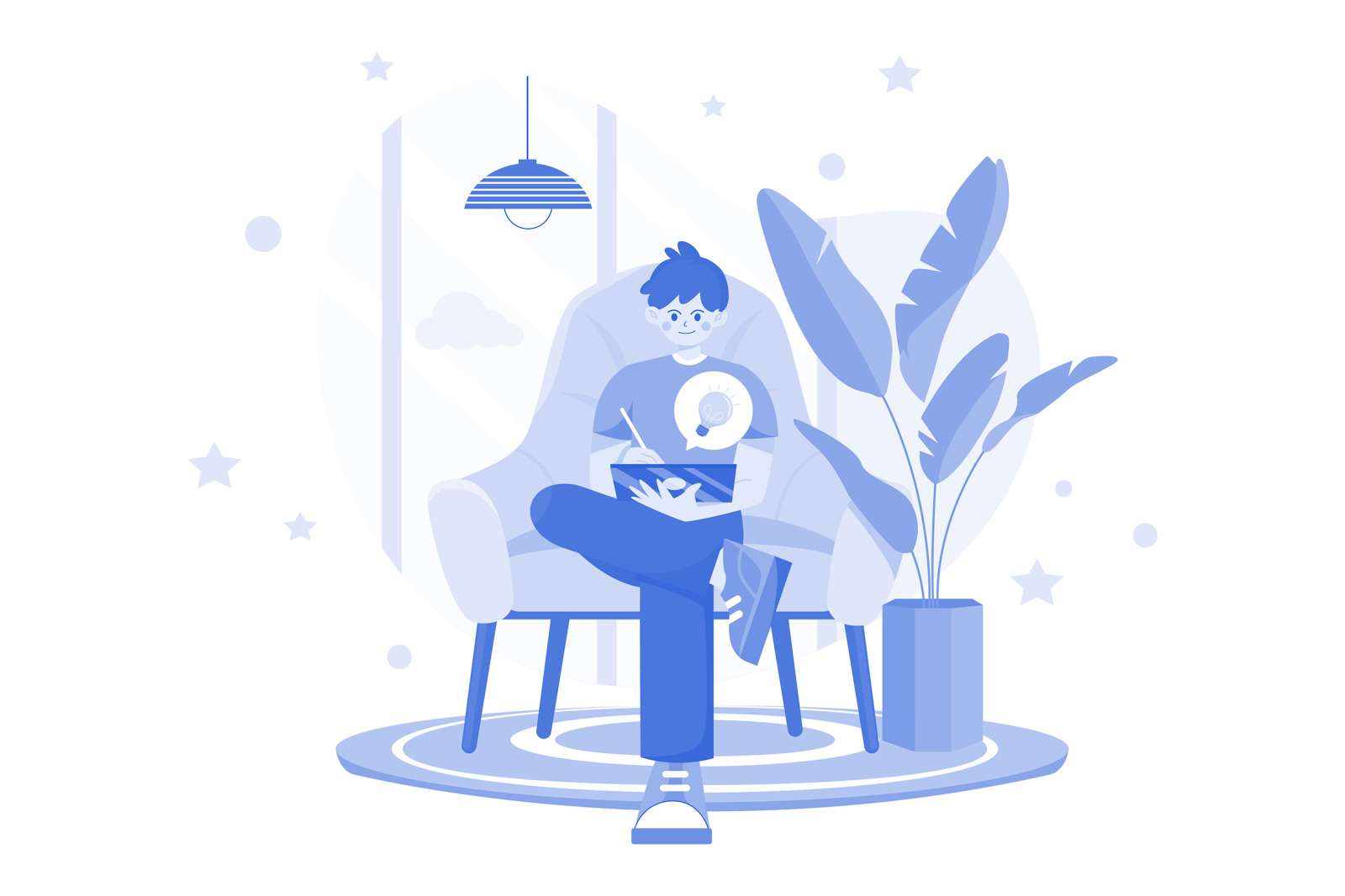 M593_Work From Home Illustration Pack M593_Work From Home Illustration Pack