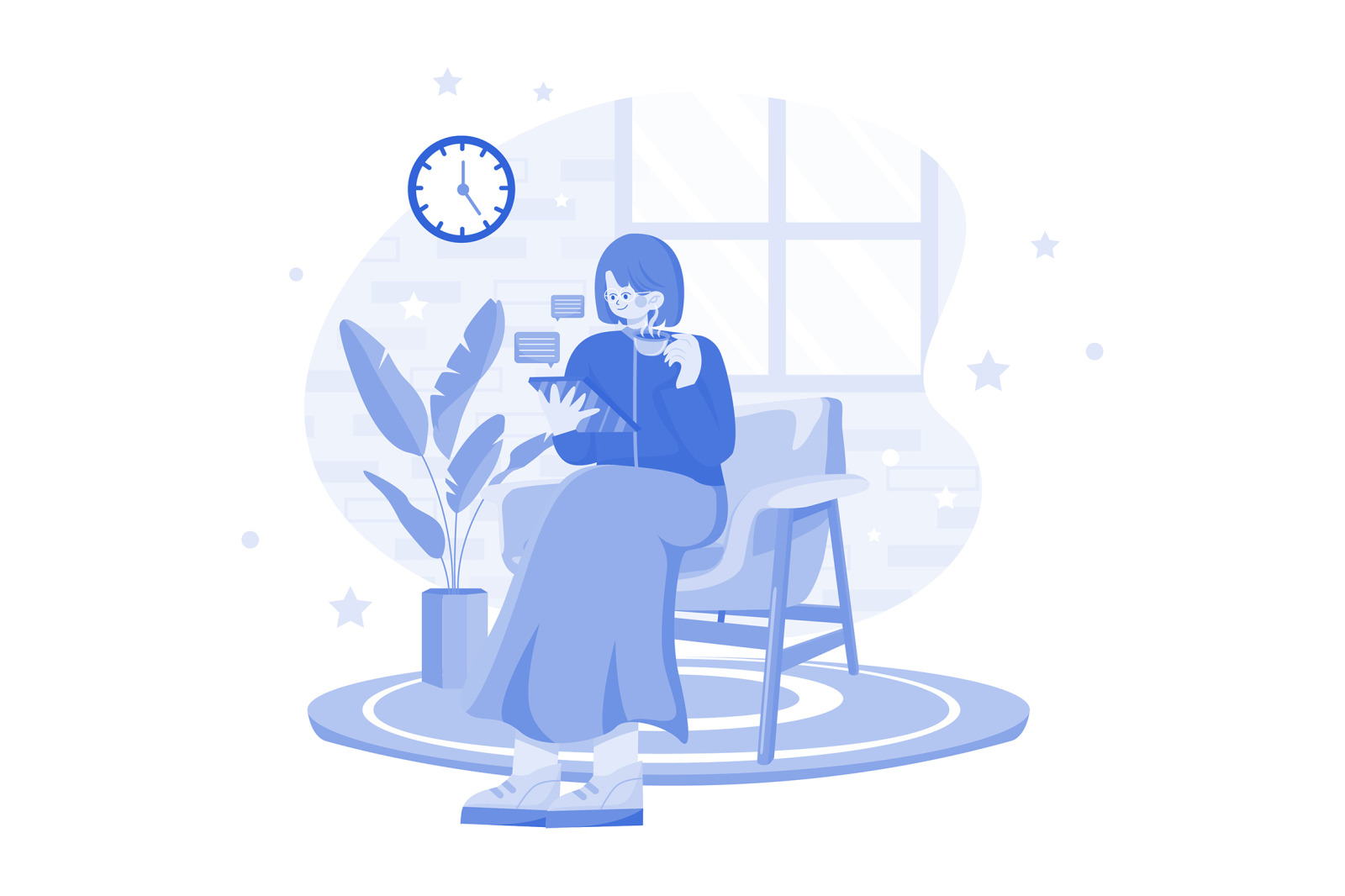 M593_Work From Home Illustration Pack M593_Work From Home Illustration Pack
