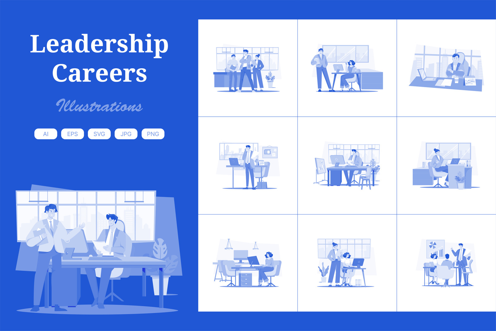 M592_Leadership Careers Illustration Pack