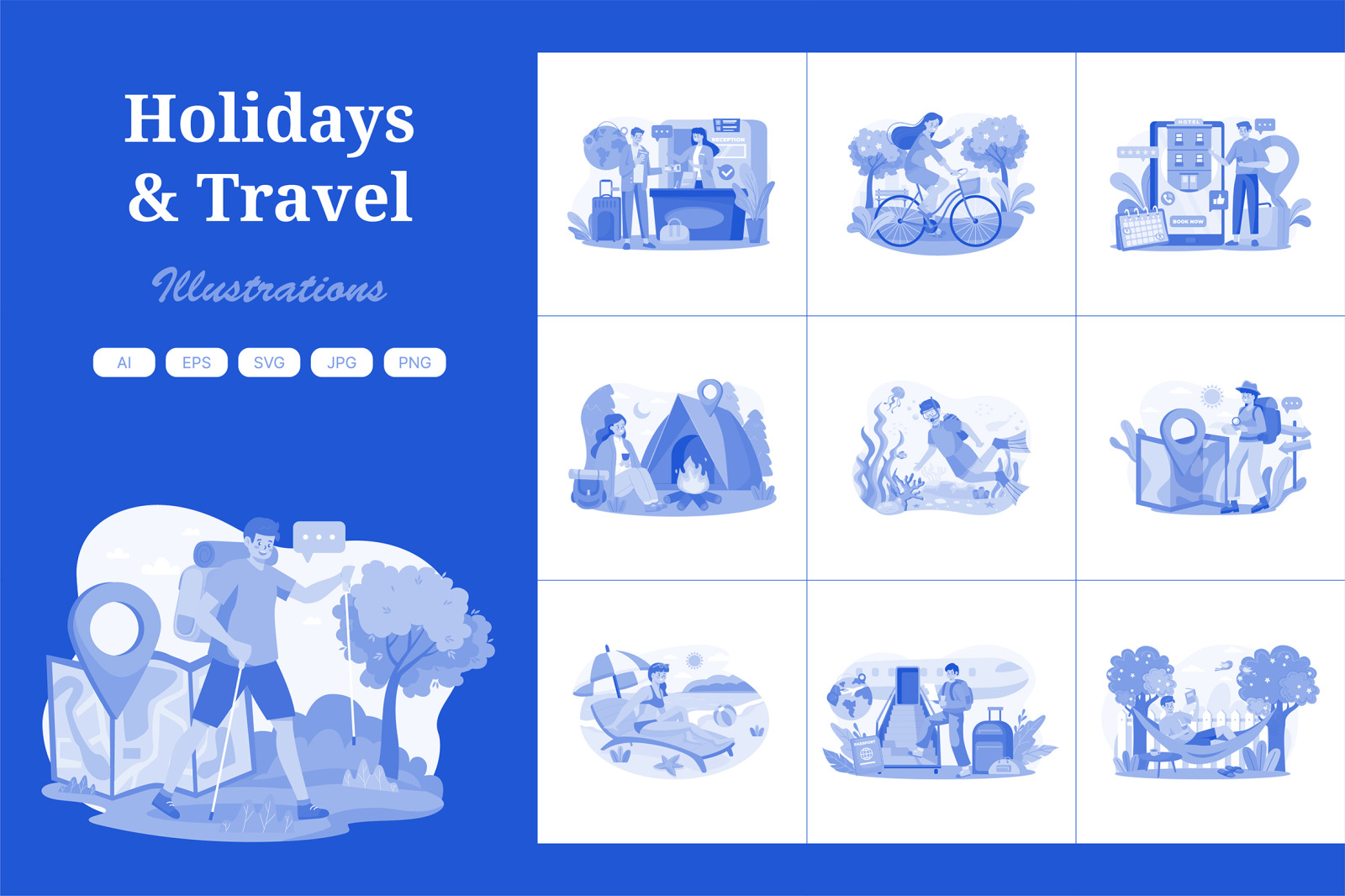 M589_Holidays Illustration Pack