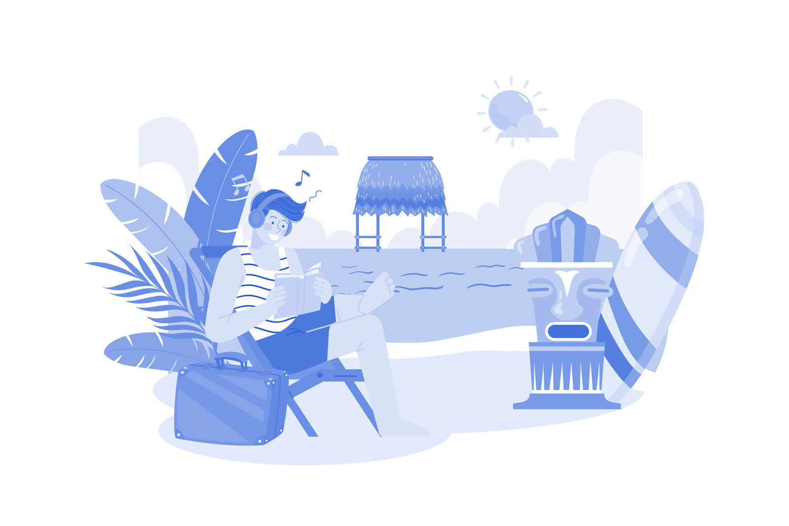 M586_Summer Holiday Illustration Pack