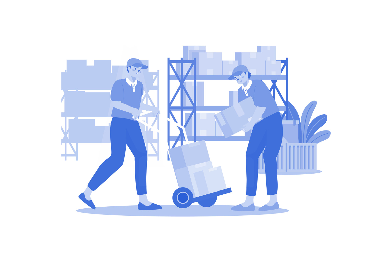 M585_Delivery Services Illustration Pack M585_Delivery Services Illustration Pack