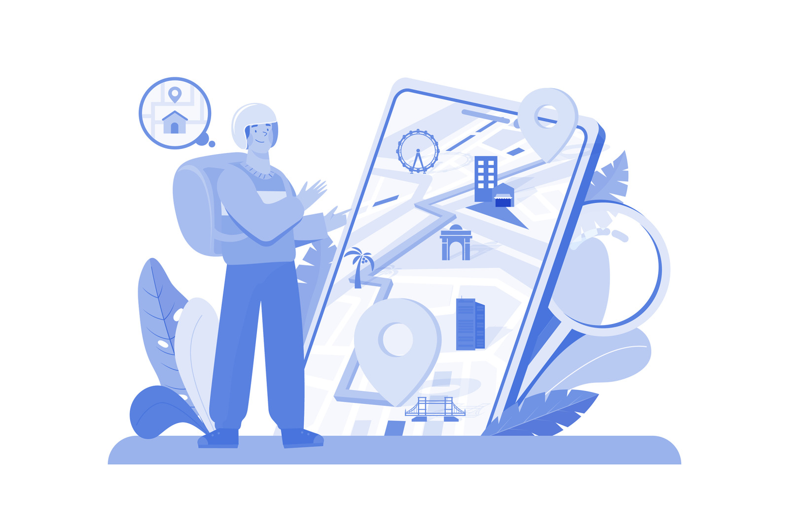 M582_Delivery Service Illustration Pack M582_Delivery Service Illustration Pack