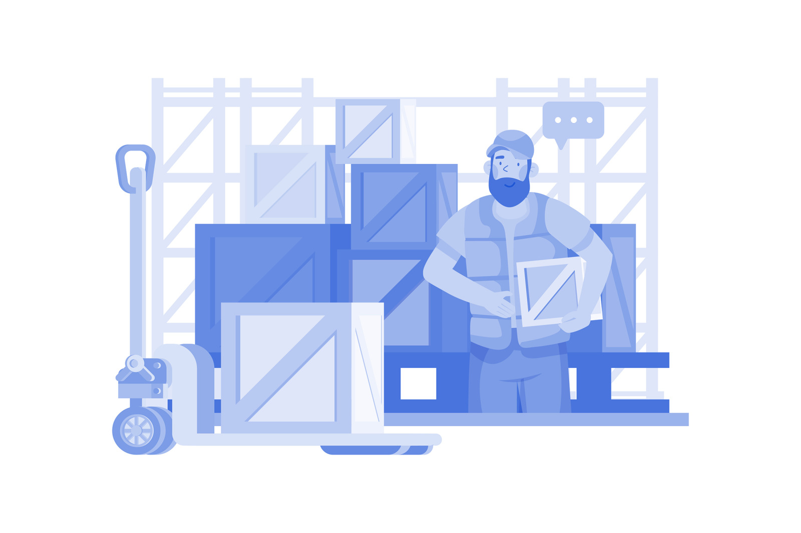 M582_Delivery Service Illustration Pack M582_Delivery Service Illustration Pack