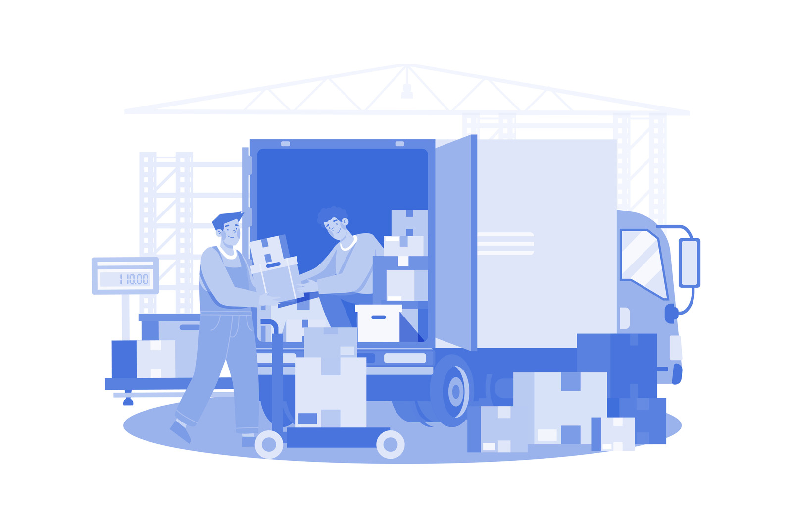 M582_Delivery Service Illustration Pack M582_Delivery Service Illustration Pack