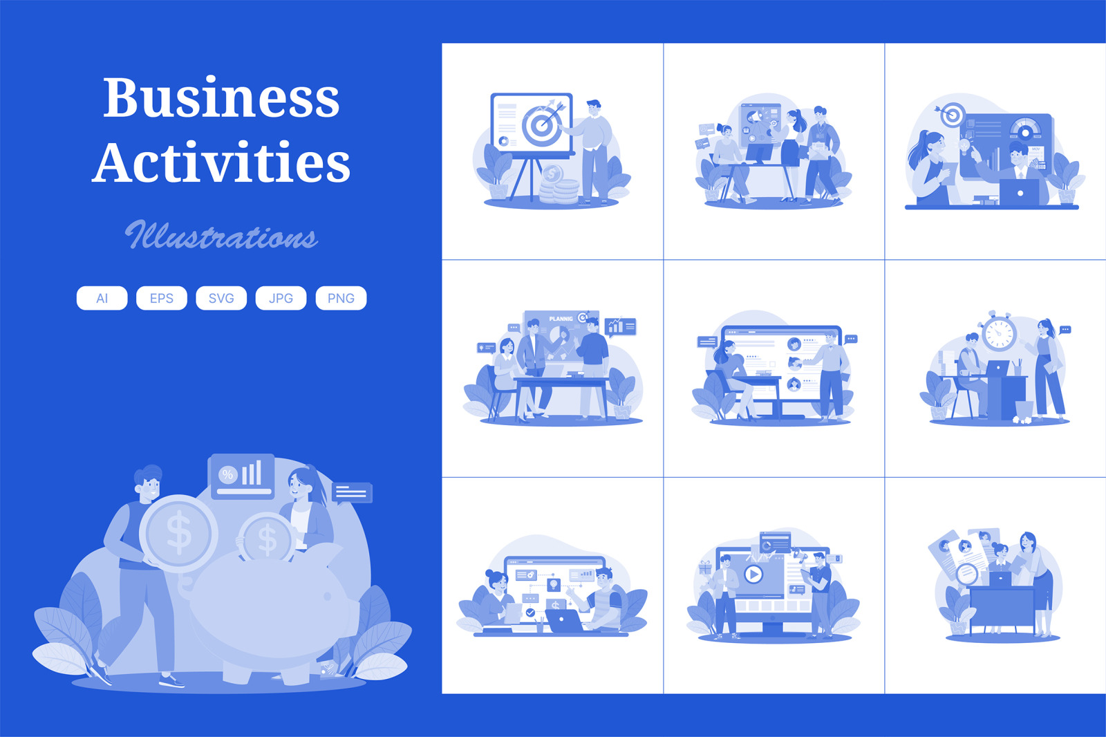 M581_Business Activities Illustration Pack