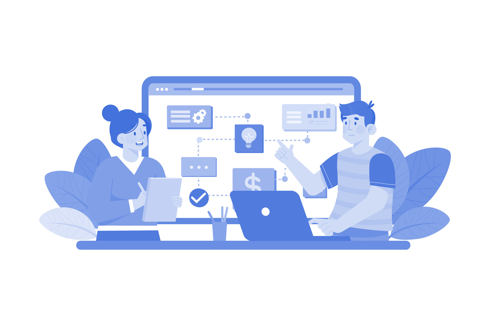 M581_Business Activities Illustration Pack M581_Business Activities Illustration Pack