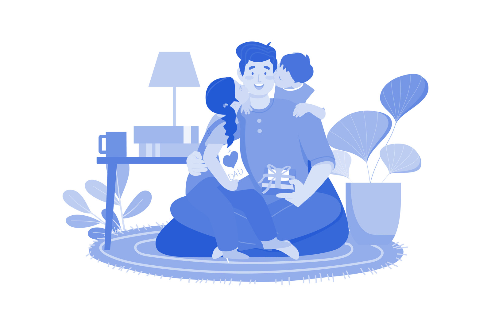 M578_Father&#039;s Day Illustration Pack