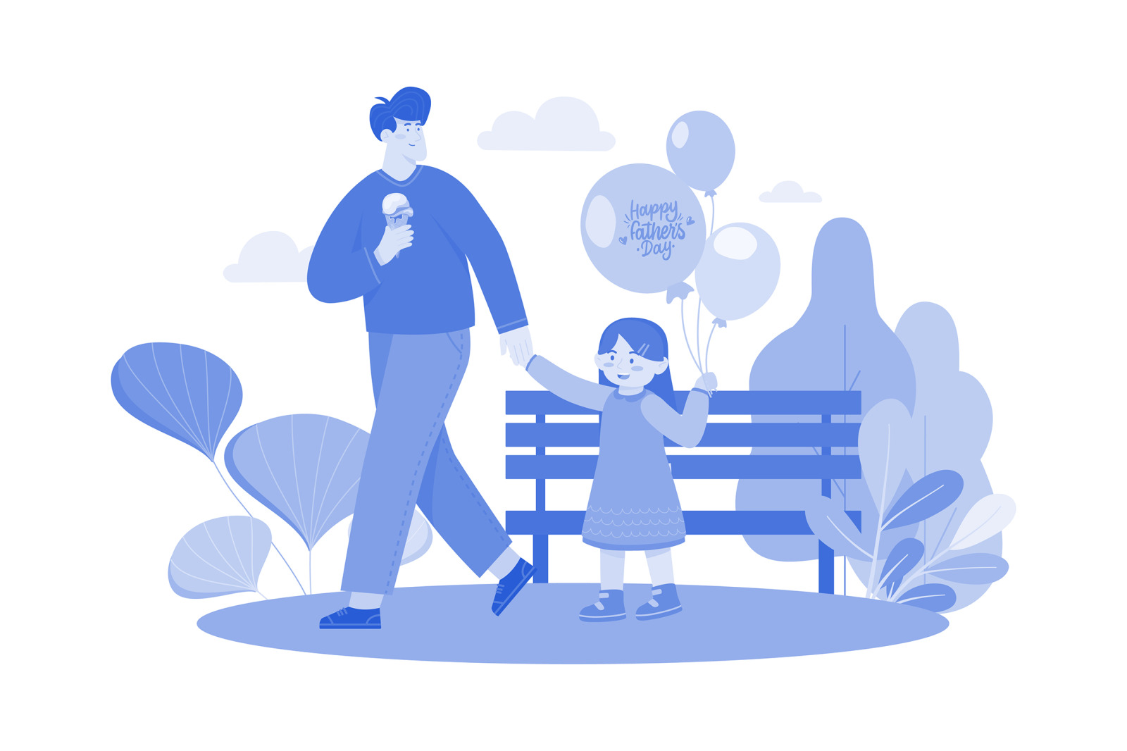 M578_Father&#039;s Day Illustration Pack