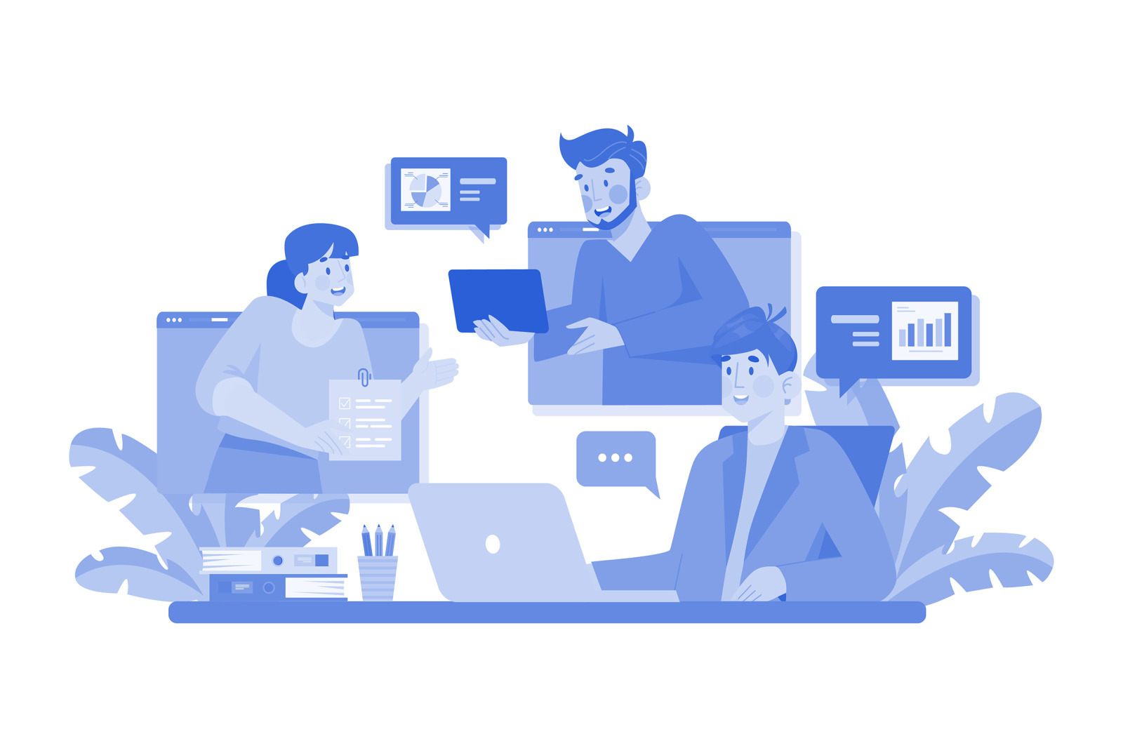 M577_Business Activities Illustration Pack M577_Business Activities Illustration Pack