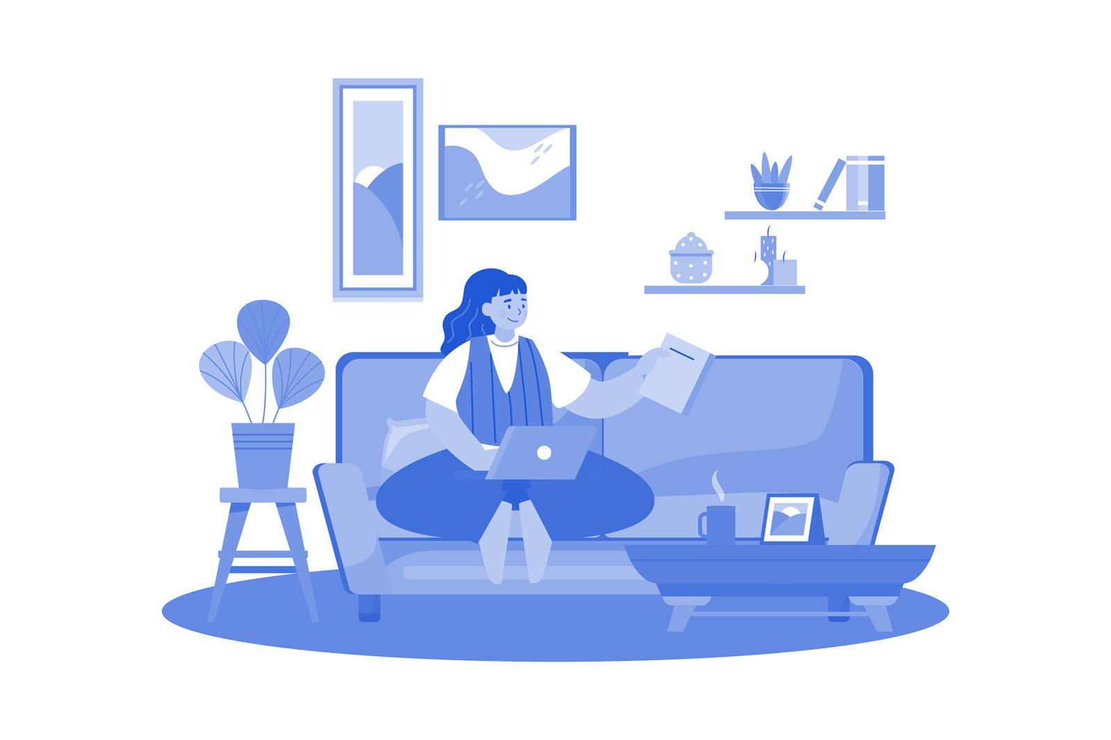 M575_Work from home Illustration Pack M575_Work from home Illustration Pack