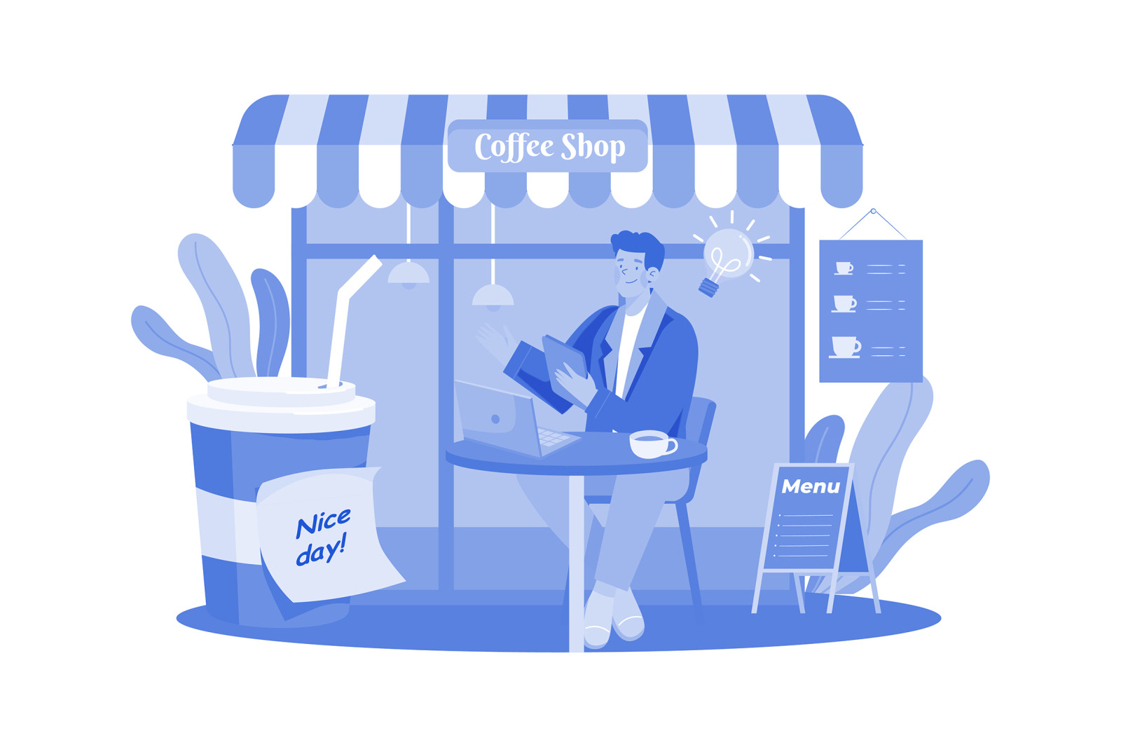 M574_Remote Working Illustration Pack M574_Remote Working Illustration Pack