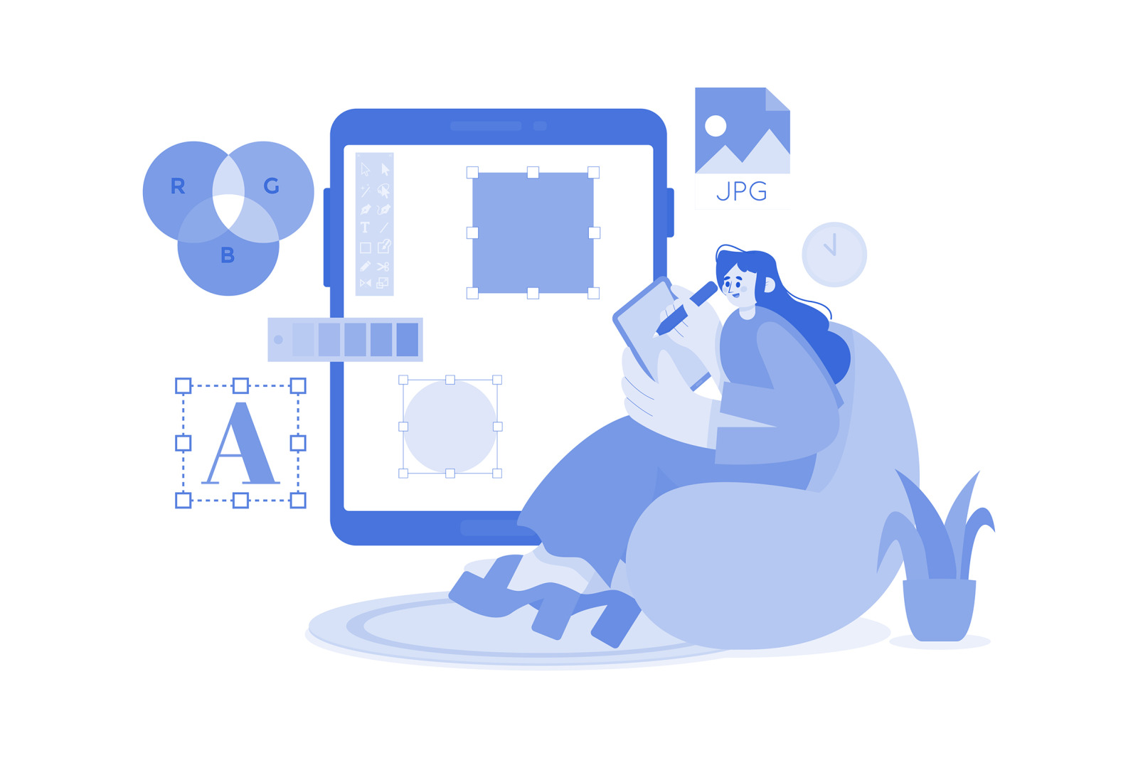 M573_Work From Home Illustration Pack M573_Work From Home Illustration Pack