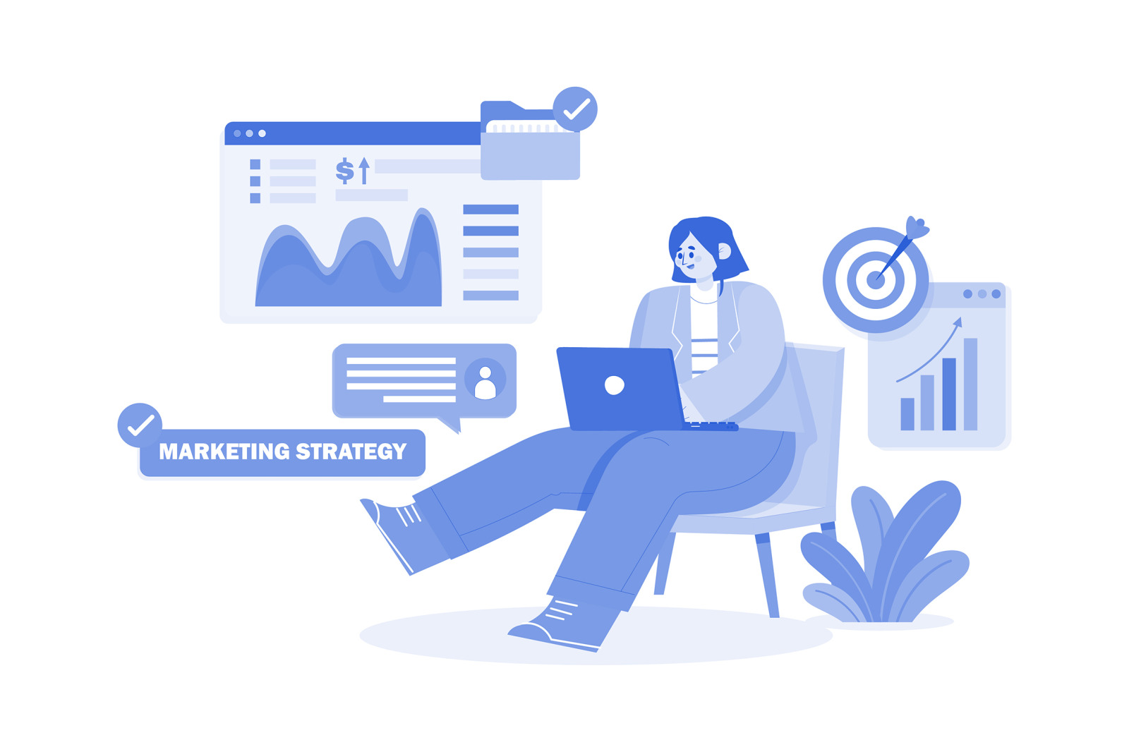 M573_Work From Home Illustration Pack M573_Work From Home Illustration Pack