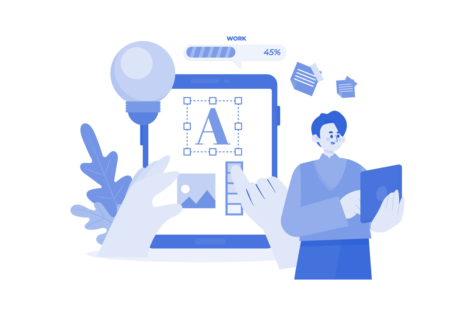 M573_Work From Home Illustration Pack M573_Work From Home Illustration Pack